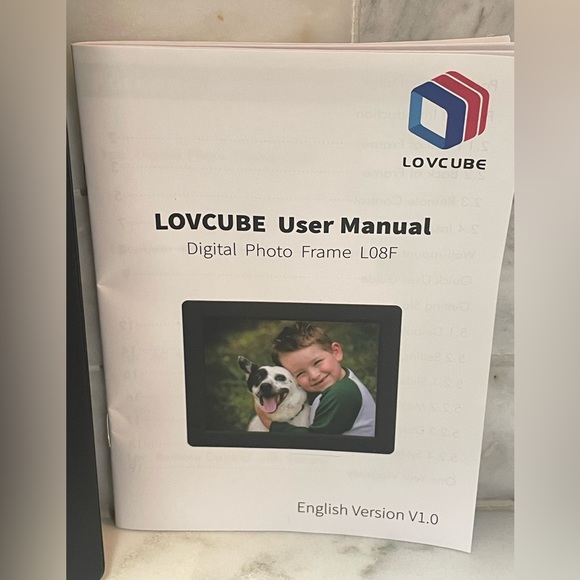 LOVCUBE 8 Inch Digital Photo Frame L08F‎ - New - Picture 4 of 5